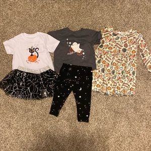 Fall and Halloween Infant Girls Bundle